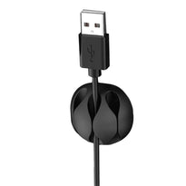 Green Lion 10-in-1 Cable Organizer – Black | Tidy & Durable Desk Solution