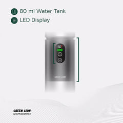 A Photo Of Green Lion Campinas Portable Espresso Machine – 150mL - Gray