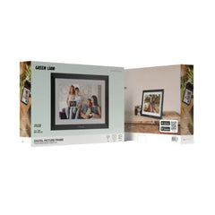 A Photo Of Green Lion Digital Picture Frame Touch Screen Display 10.1 Inch - Black