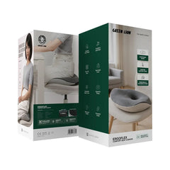 A Photo Of Green Lion Ergoflex Comfort Seat Cushion - Gray