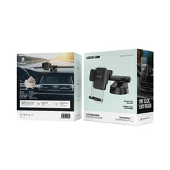 A Photo Of Green Lion Universal Extendable Phone Holder – Black | Secure Grip & Adjustable Arm for Smartphones 4.7”–6.7”