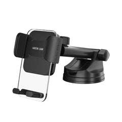 A Photo Of Green Lion Universal Extendable Phone Holder – Black | Secure Grip & Adjustable Arm for Smartphones 4.7”–6.7”