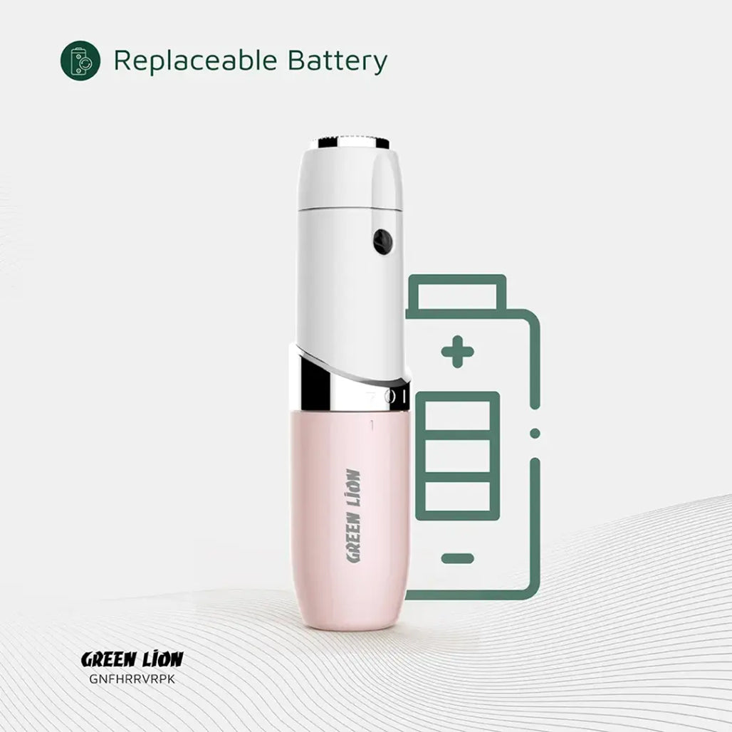A Photo Of Green Lion Facial Hair Remover - Pink