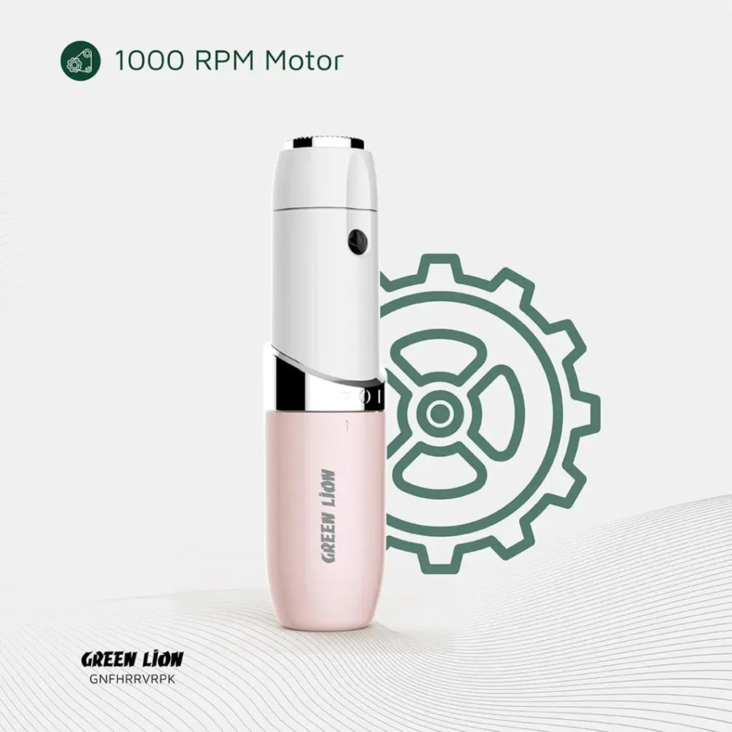 A Photo Of Green Lion Facial Hair Remover - Pink