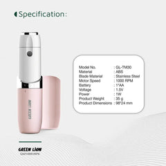A Photo Of Green Lion Facial Hair Remover - Pink