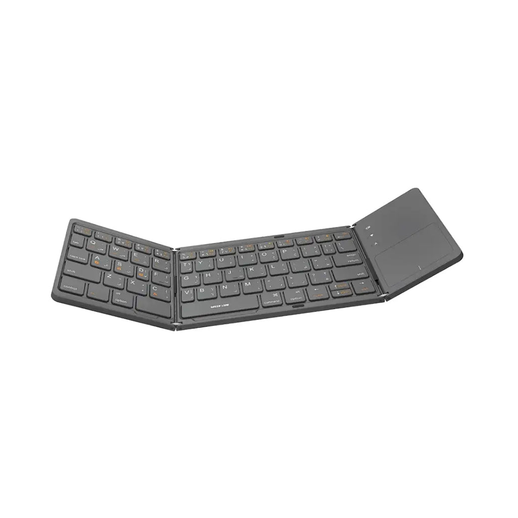A Photo Of Green Lion Foldable Bluetooth Keyboard – Gray