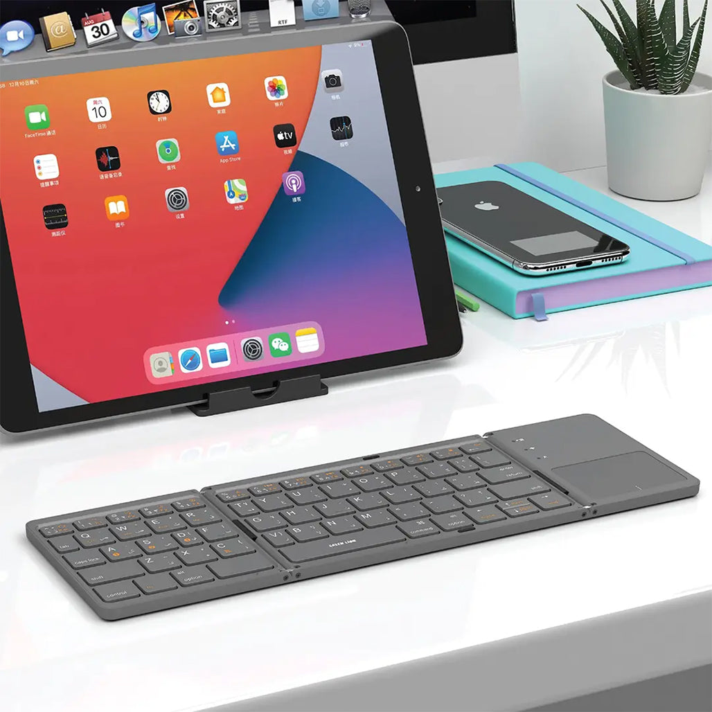 A Photo Of Green Lion Foldable Bluetooth Keyboard – Gray