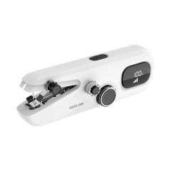 A Photo Of Green Lion Handheld Sewing Machine Portable 2000mAh