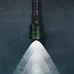 A Photo Of Green Lion Hyper Ray Pro LED Torch with Digital Display