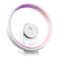 Green Lion Jupiter Bluetooth Speaker with Table Lamp - White