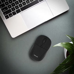 A Photo Of Green Lion G200 Wireless Mouse – Ergonomic Lightweight Mouse with Adjustable DPI (800/1200/1600), 2.4GHz Connection, 10m Range – Black