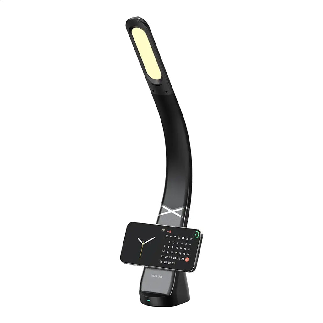 A Photo Of Green Lion Mag LED Desk Lamp - Black