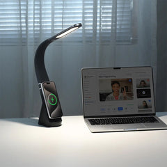 A Photo Of Green Lion Mag LED Desk Lamp - Black