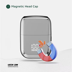 A Photo Of Green Lion Men's Shaver X Wet and Dry Use