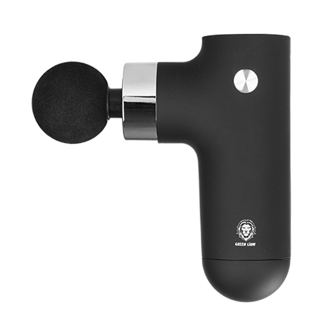 A Photo Of Green Lion GNMIMGUNBK Mini Massage Gun 800mAh 40W