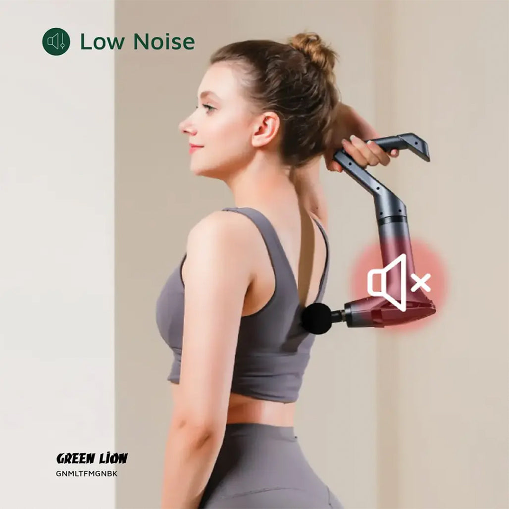 A Photo Of Green Lion Multifunctional Massage Gun GMG-05 - Black