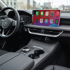 A Photo Of Green Lion Mini Wireless Adapter CarPlay & Android Auto - Black