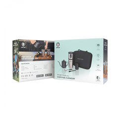 A Photo Of Green Lion Portable Coffee Maker Kettle Stainless Steel - Black