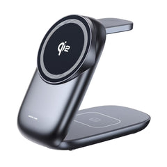 A Photo Of Green Lion 3-in-1 Magfold Wireless Charger - GNQI23N1MGGY