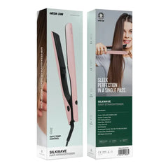 A Photo Of Green Lion Silkwave Ceramic Hair Straightener – Pink | 230°C High-Performance Flat Iron for Smooth, Frizz-Free Styling