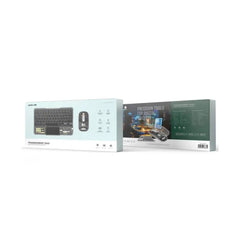 A Photo Of Green Lion Transparent Duo Wireless Keyboard & Mouse