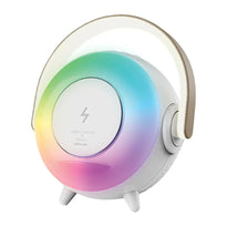 Green Lion Uranus Bluetooth Speaker with Table Lamp - White