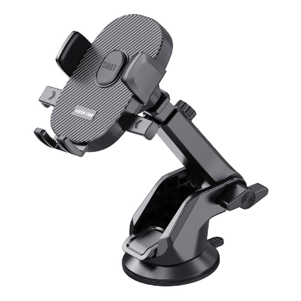 A Photo Of Green Lion Universal 360° Car Phone Mount – Dashboard & Windshield Holder (Black)