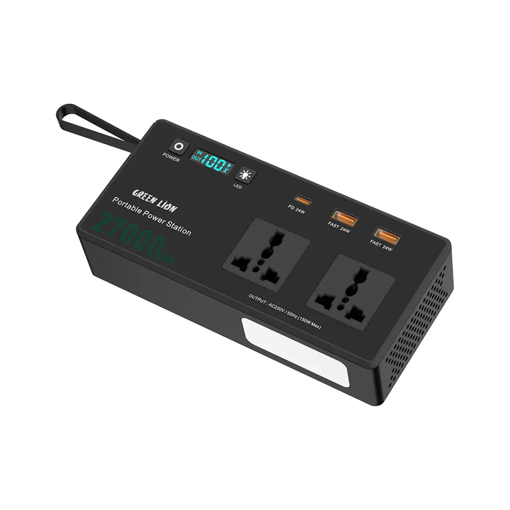 A Photo Of Green Lion Volt Mate 27000mAh Power Station - Black