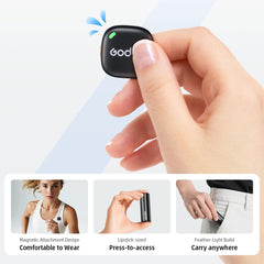 A Photo Of Godox C01 Kit 2 - Wireless Lavalier Microphone