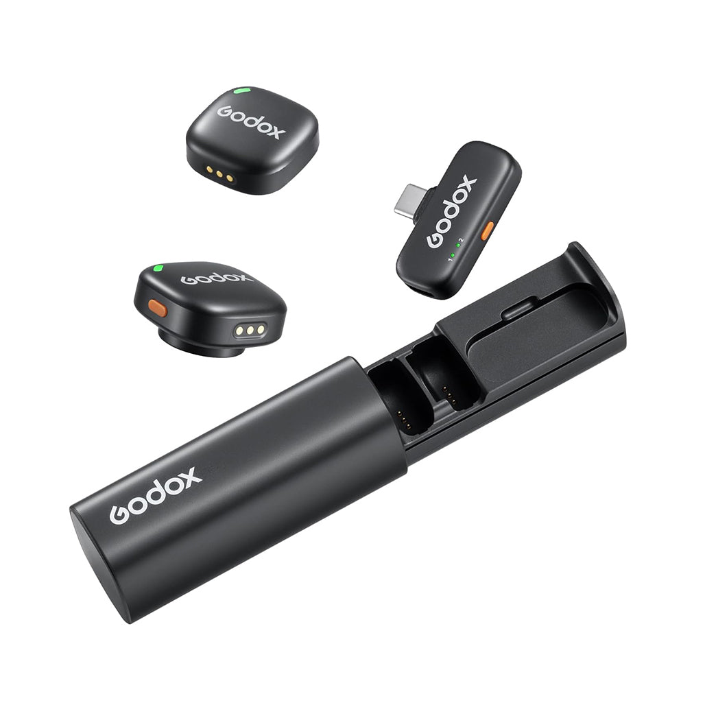 A Photo Of Godox C01 Kit 2 - Wireless Lavalier Microphone