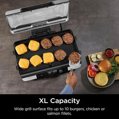 A Photo Of Ninja Sizzle Pro XL Grill & Flat Plate - GX101UK