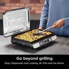 A Photo Of Ninja Sizzle Pro XL Grill & Flat Plate - GX101UK