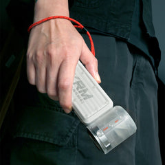 A Photo Of Skinarma GYRO USB-C Portable Handheld Fan – High-Speed, Compact Cooling Solution