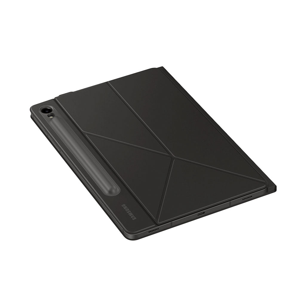 A Photo Of Samsung Galaxy Tab S9+ Smart Book Cover - Black | Dual Viewing Modes | Magnetic Attachment | Auto Wake/Sleep
