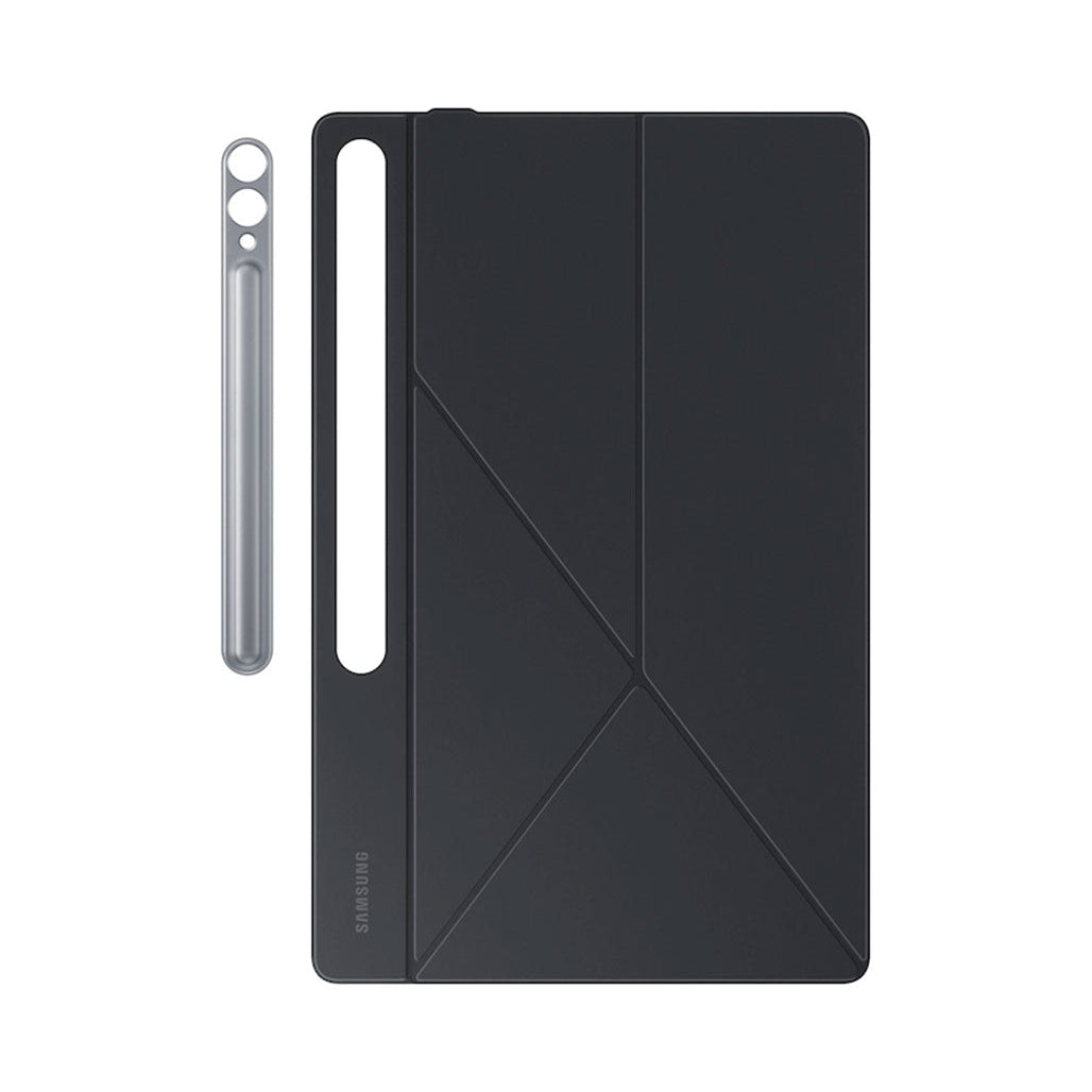 A Photo Of Samsung Galaxy Tab S9 Ultra Smart Book Cover - Black | Magnetic Design, Auto Wake-Up, Dual Viewing Angles