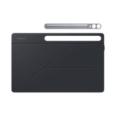 A Photo Of Samsung Galaxy Tab S9 Ultra Smart Book Cover - Black | Magnetic Design, Auto Wake-Up, Dual Viewing Angles