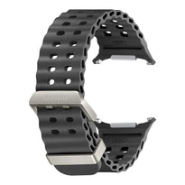 Samsung Galaxy Watch Ultra Marine Band – Dark Gray, Lightweight Titanium Buckle, Original