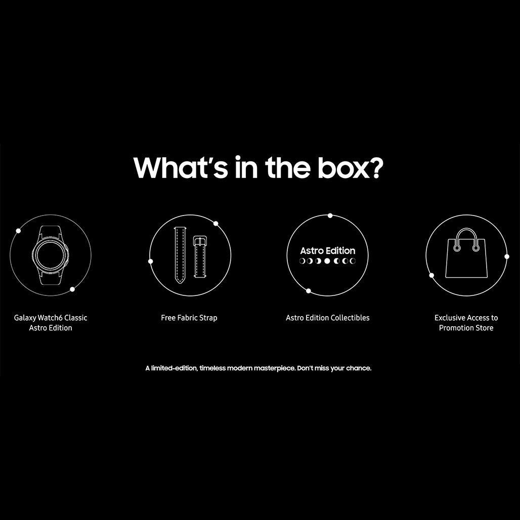 A Photo Of Samsung Galaxy Watch6 Classic 47mm Astro Edition - SM-R960NZKHMEA
