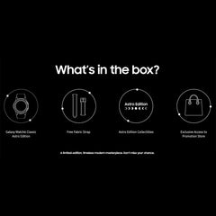 A Photo Of Samsung Galaxy Watch6 Classic 47mm Astro Edition - SM-R960NZKHMEA