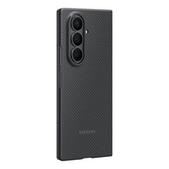 A Photo Of Samsung Galaxy Z Fold7 Carbon Shield Case - Black