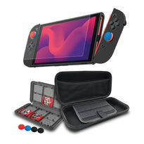 GamerTek 9-in-1 Nintendo Switch 2 Starter Kit – Travel Case, Game Card Holder, Screen Protector & Accessories