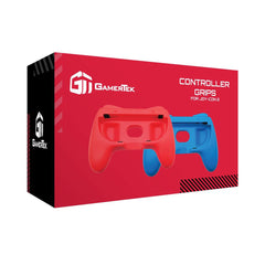 A Photo Of GamerTek Nintendo Switch 2 Controller Grips Ergonomic Blue & Red Joy-Con Handles