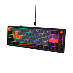 A Photo Of GamerTek Fusion 65% Wireless Mechanical Gaming Keyboard - Black