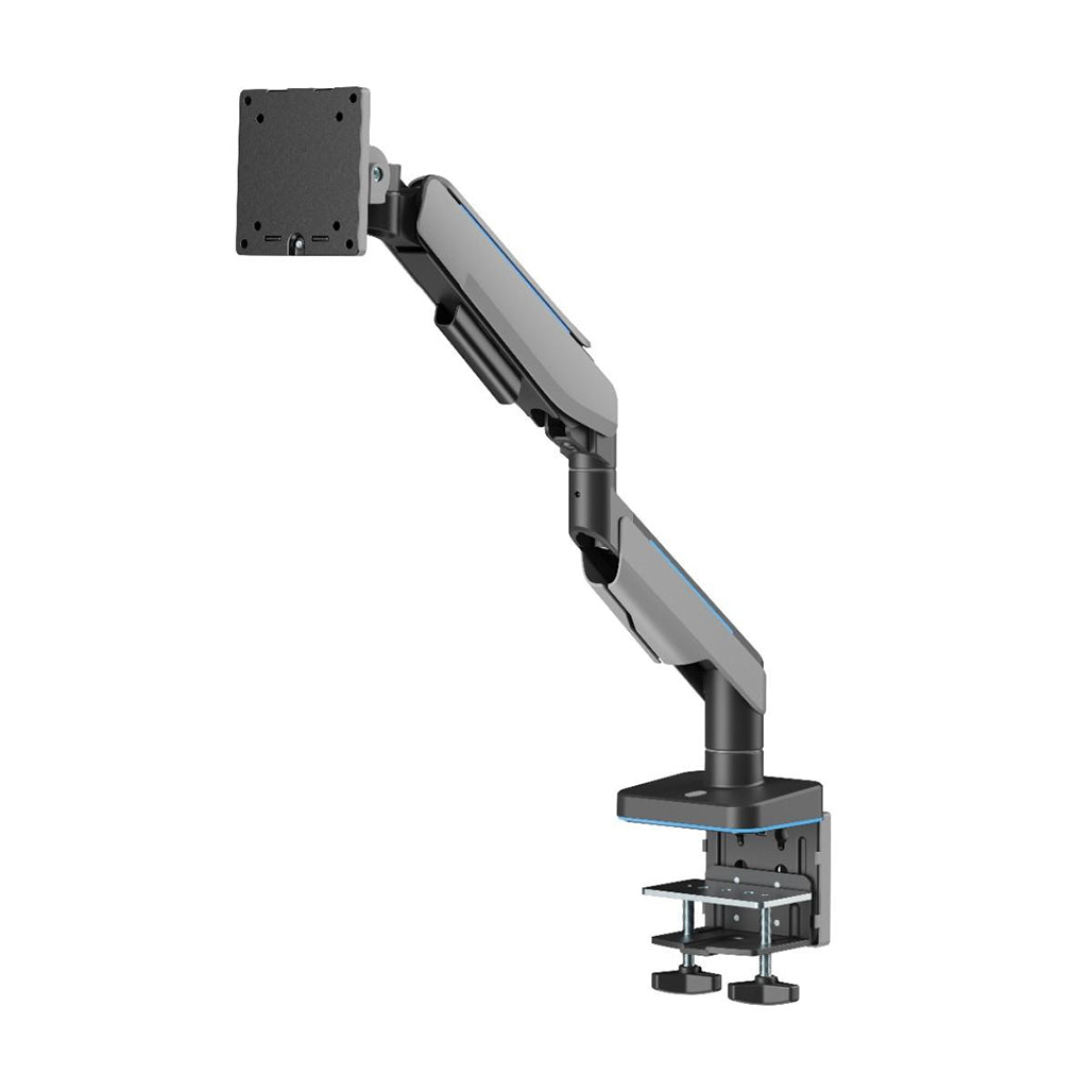 A Photo Of GamerTek Pivot Single RGB Monitor Arm