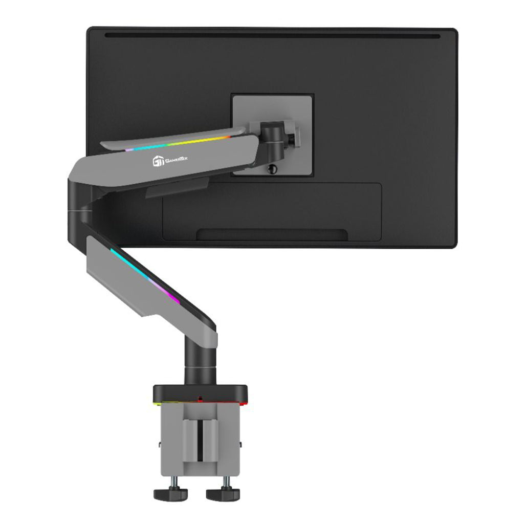 A Photo Of GamerTek Pivot Single RGB Monitor Arm