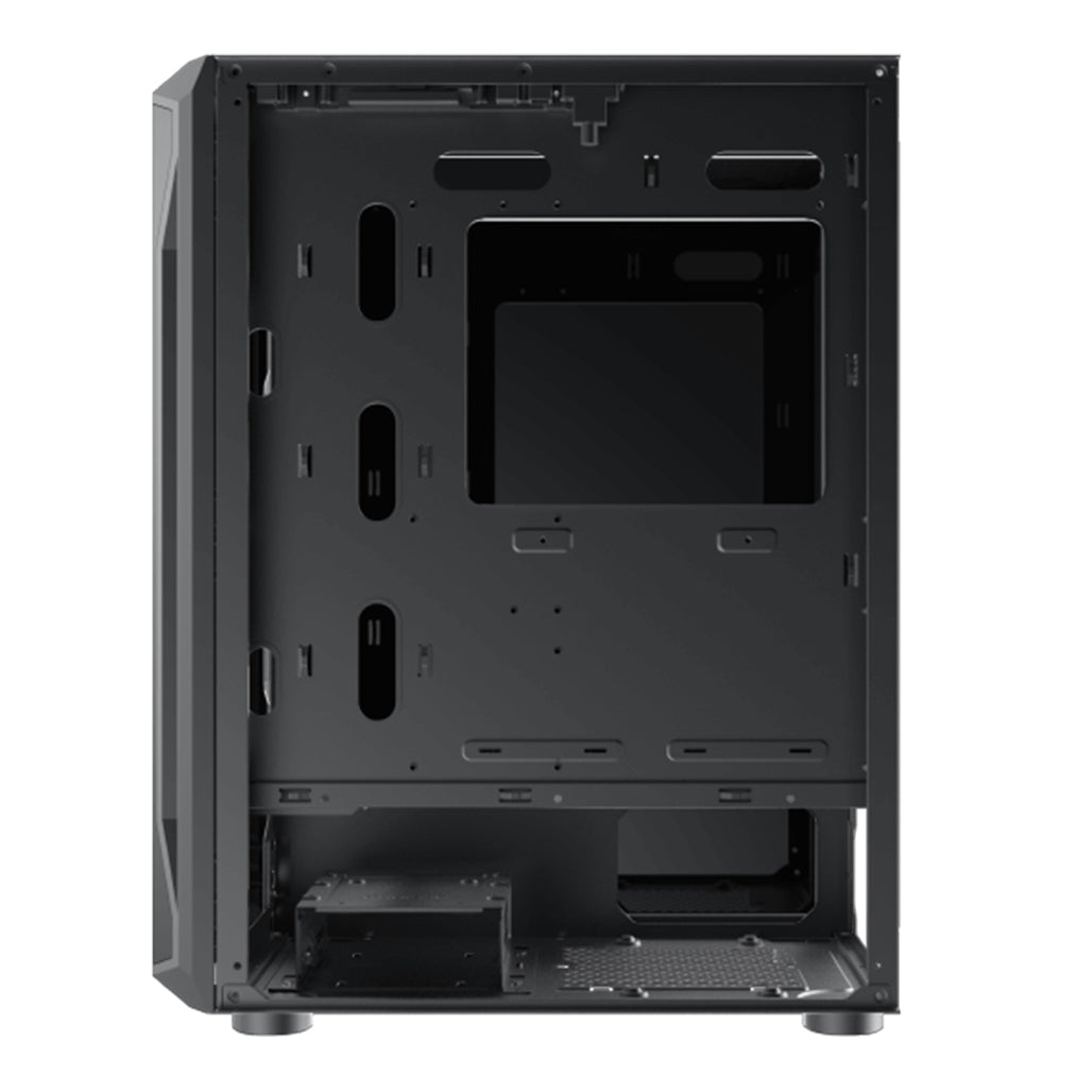 A Photo Of Xigmatek Gaming X - Black | ATX Mid-Tower Case with Optimized Cooling