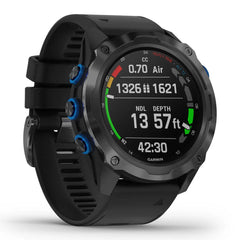A Photo Of Garmin Descent™ Mk2i - Titanium Carbon Grey DLC with Black Band | 010-02132-11