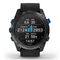 A Photo Of Garmin Descent™ Mk2i - Titanium Carbon Grey DLC with Black Band | 010-02132-11