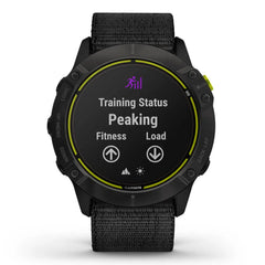 A Photo Of Garmin Enduro - 010-02408-01 - Carbon Gray DLC Titanium with Black UltraFit Nylon Strap
