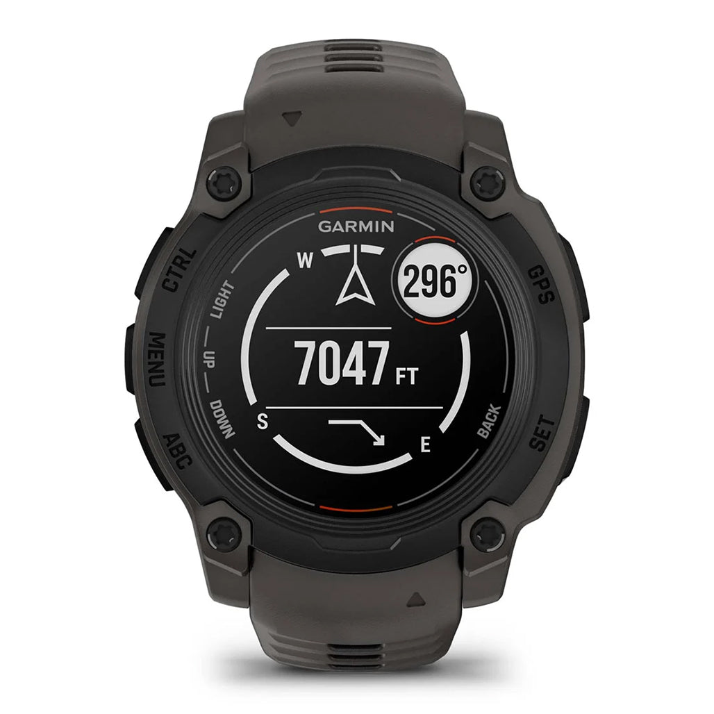 A Photo Of Garmin Instinct® E – 40mm GPS Smartwatch - Black with Charcoal Band - 010-02932-00